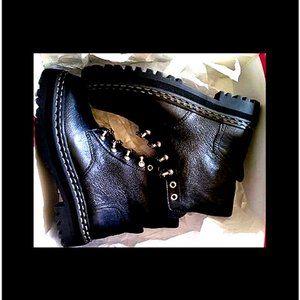 New Rare & Unique Fashionable High Grade Top Grain Genuine Leather Moto Boots
